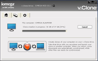 Illustration for article titled Iomega v.Clone App Portable-izes Your Entire PC